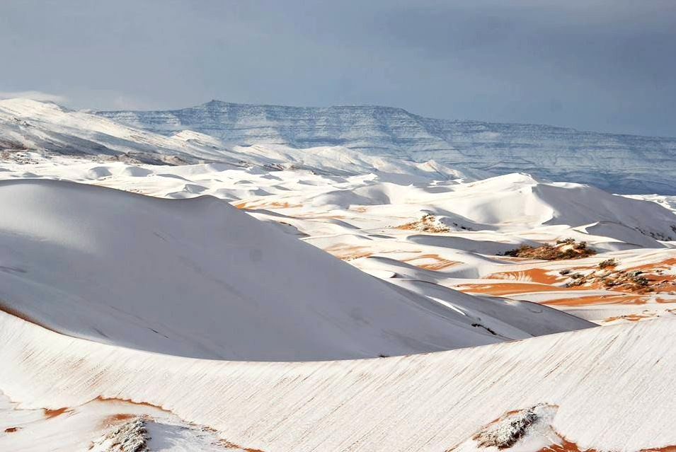 Nieva ‘en pleno Sahara’ ¿Es realmente cierto?