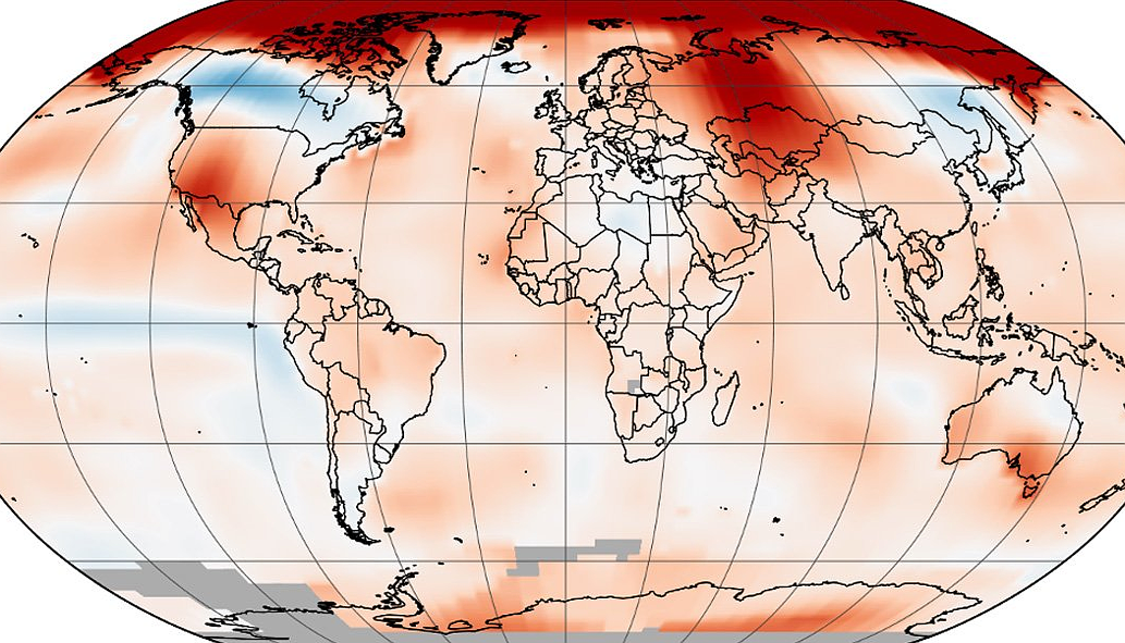 La Tierra registró su tercer noviembre más cálido en 137 años de registro