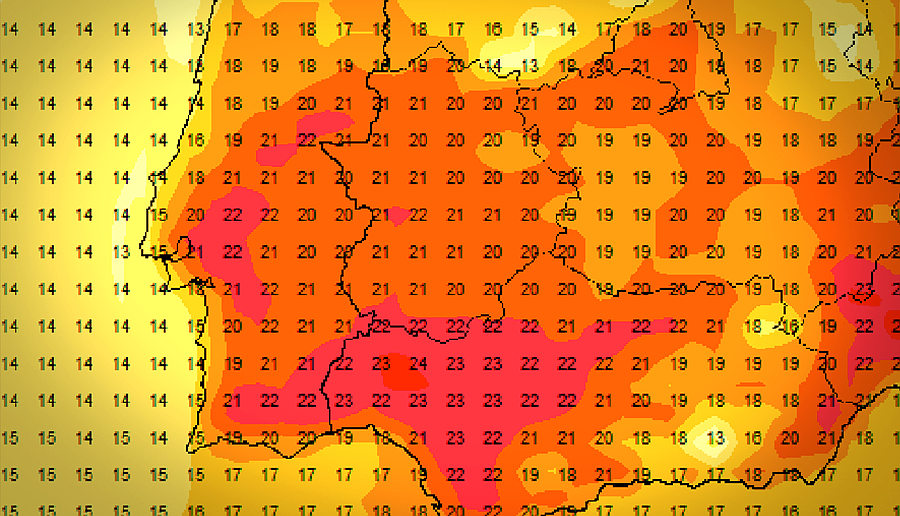 Extremadura alcanzará los 22ºC estos próximos días, pero la lluvia volverá a lo largo de la semana
