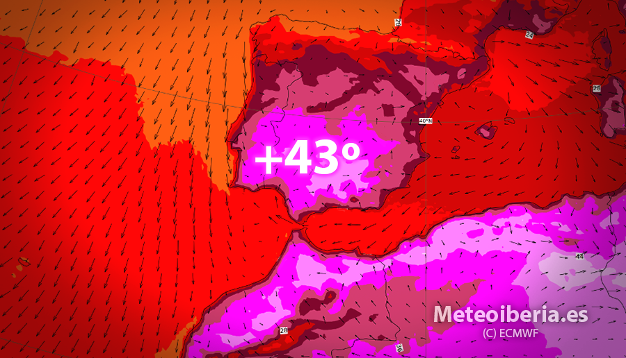 Posible ola de calor podría estar en marcha la próxima semana para España y Portugal