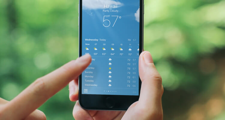 ¿Sabes por qué no debes fiarte de la app meteorológica de tu móvil?